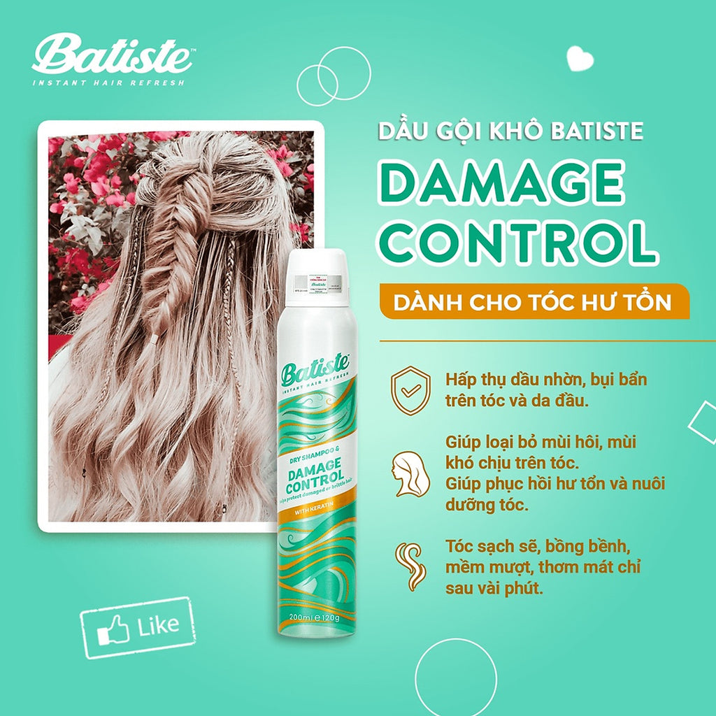 Batiste dry shampoo damage control ColorShow
