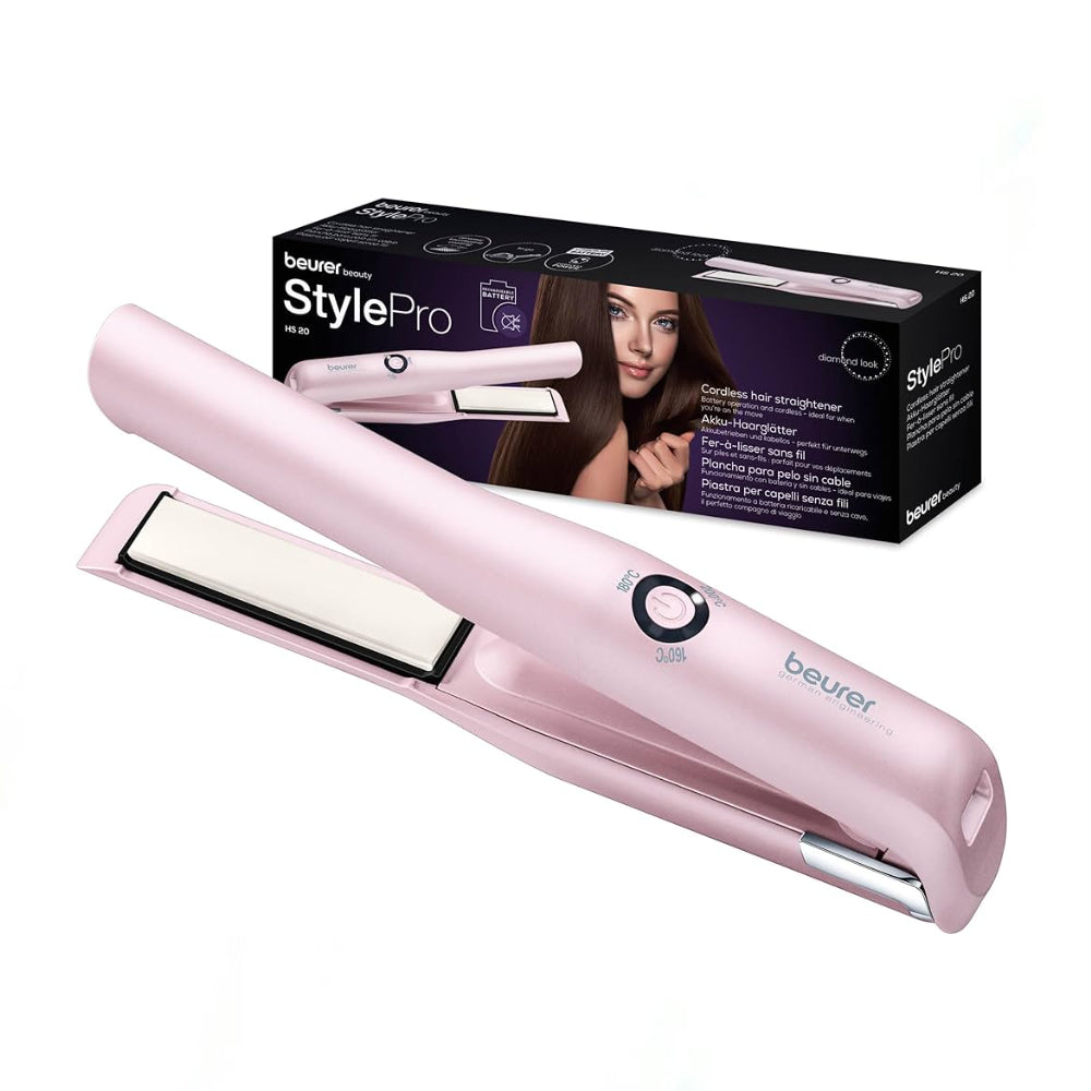 Beurer Cordless Rechargeable Hair Straightener HS 20