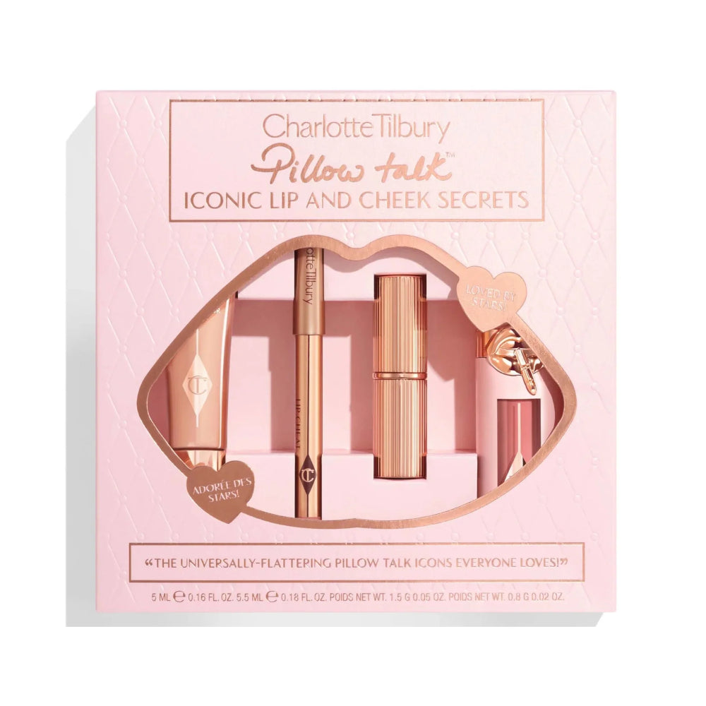 Charlotte Tilbury Pillow Talk Iconic Lip & Cheek Secrets kit Loved By Stars