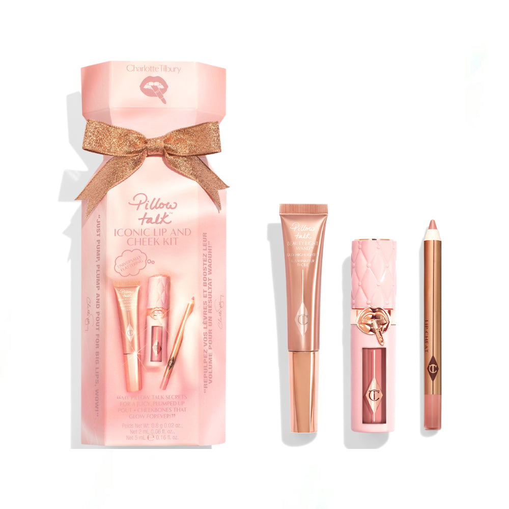 Charlotte Tilbury Pillow Talk Iconic Lip and Cheek Trio