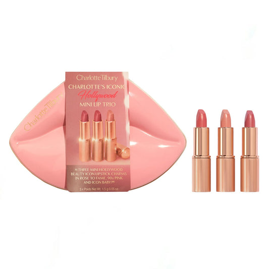 Charlotte Tilbury Mini Iconic Hollywood Lipstick Trio