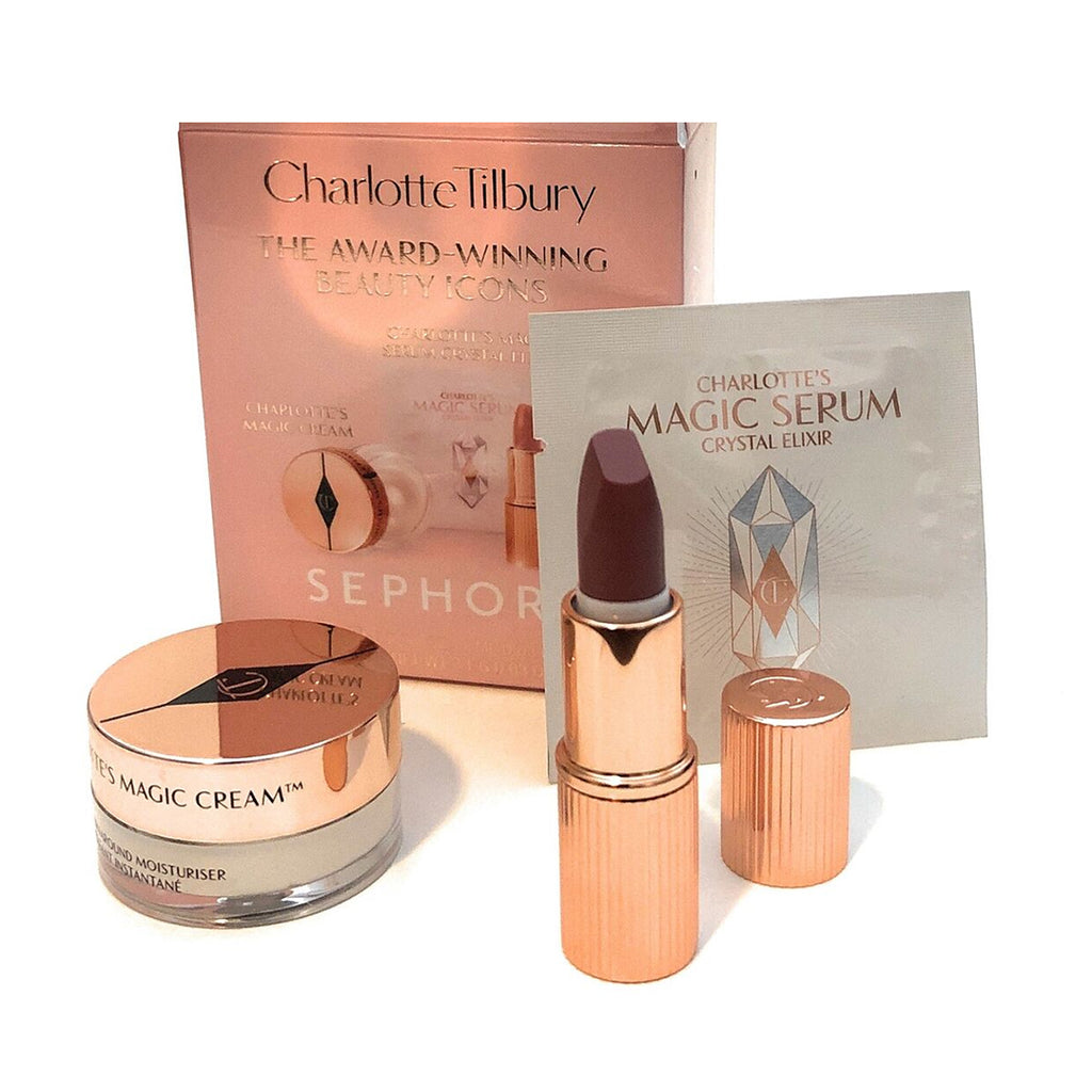 Charlotte Tilbury Set Charlettes Magic Cream & Pillow Talk 2 Matte Lip Mini