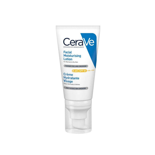 CeraVe AM Facial Moisturizing Lotion SPF50 Normal To Dry Skin