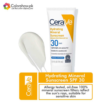 Cerave- Mineral Face Sunscreen Lotion SPF 30