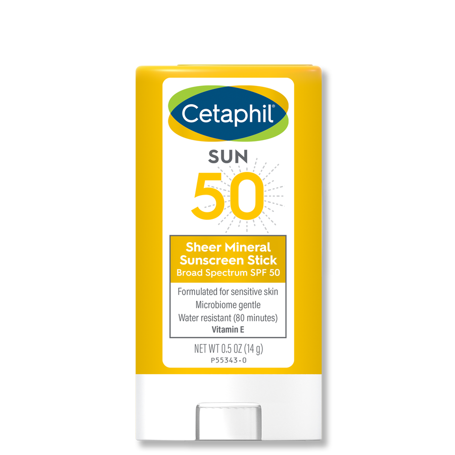 Cetaphil Sheer Mineral Sunscreen Stick Broad Spectrum SPF50