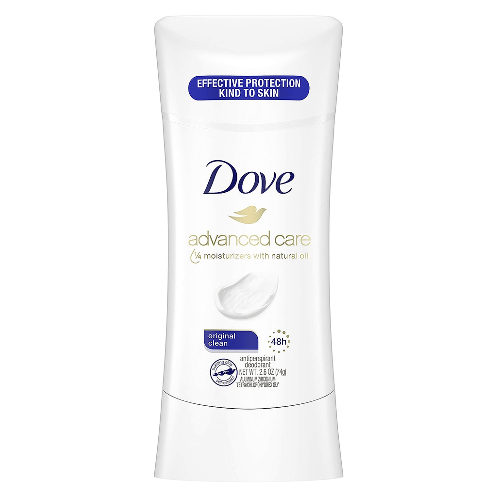 Shop Dove Advanced Care Antiperspirant Deodorant Stick for Women, Original Clean in Pakistan -Colorshow.pk