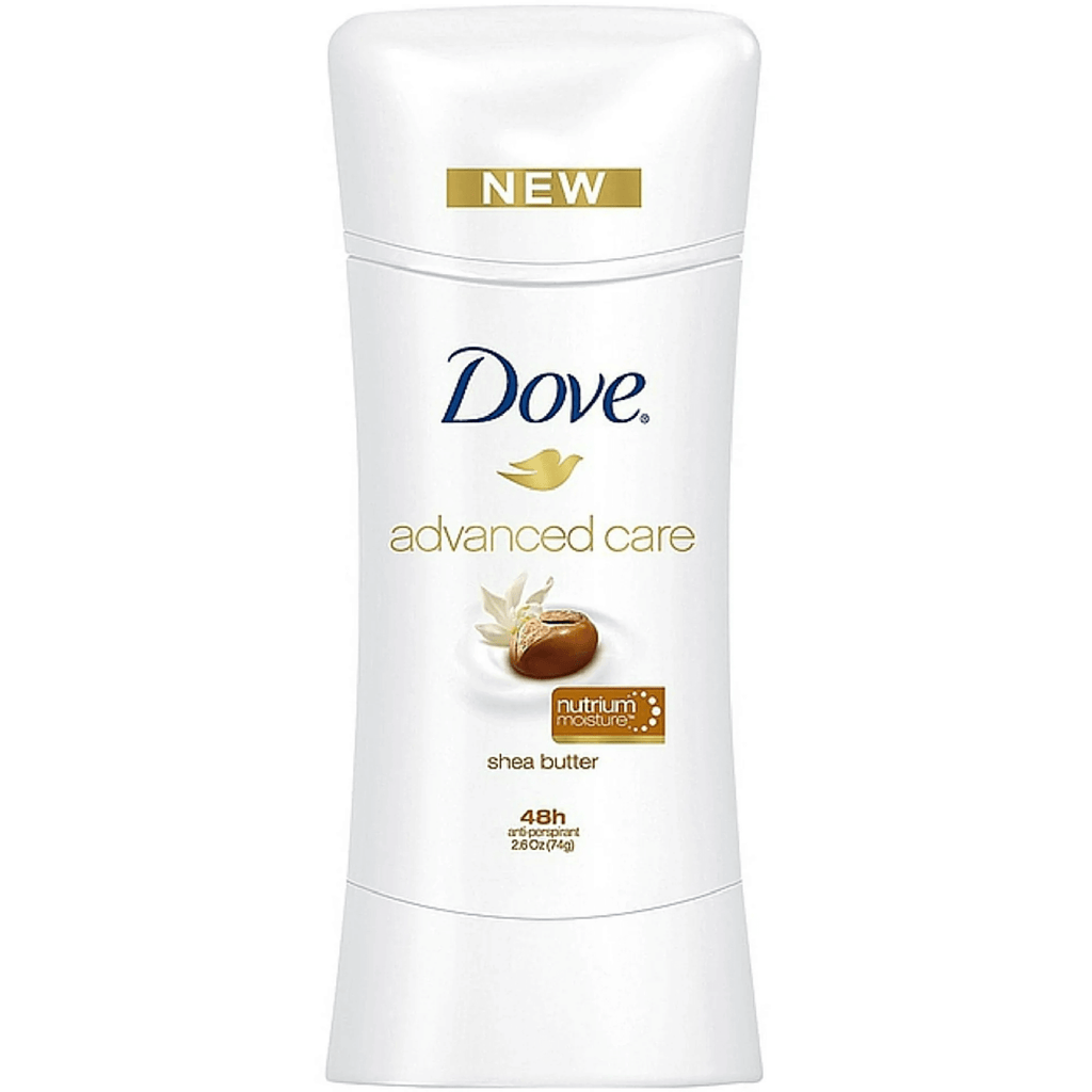Shop Dove Advanced Care Antiperspirant Deodorant Stick for Women, SHEA BUTTER In Pakistan -Colorshow.pk
