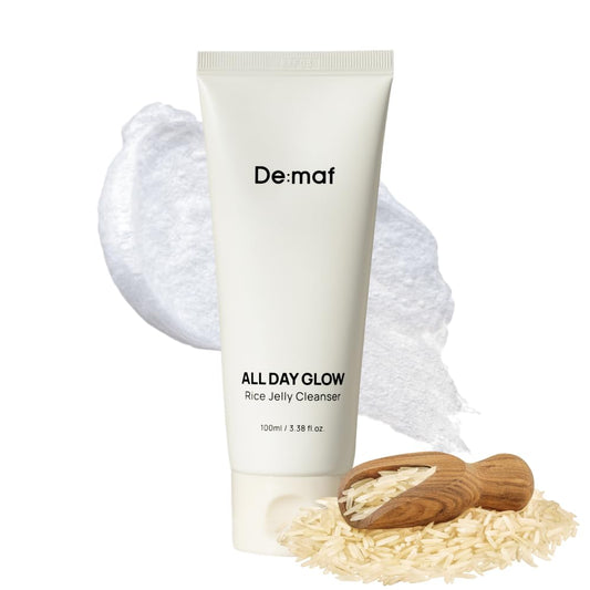De:maf All Day Glow Rice Jelly Cleanser 56% Rice Extract