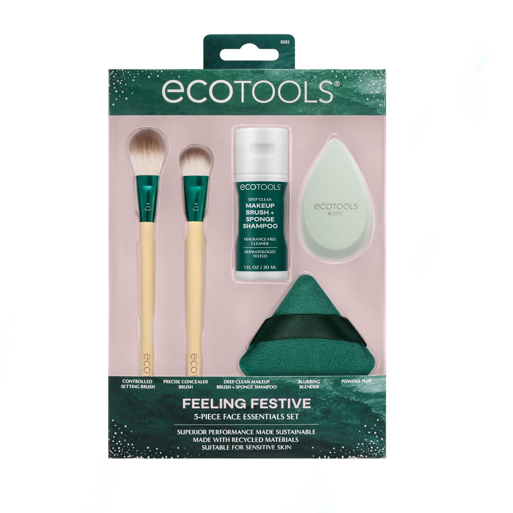 EcoTools Feeling Festive Face Essentials Kit 5 Piece Set