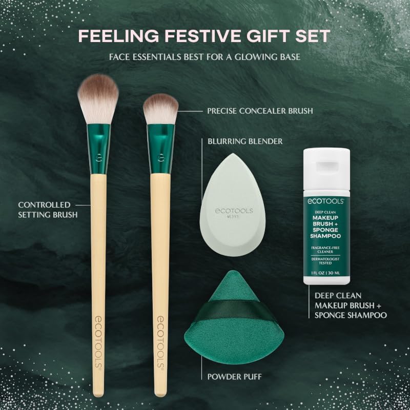 EcoTools Feeling Festive Face Essentials Kit 5 Piece Set