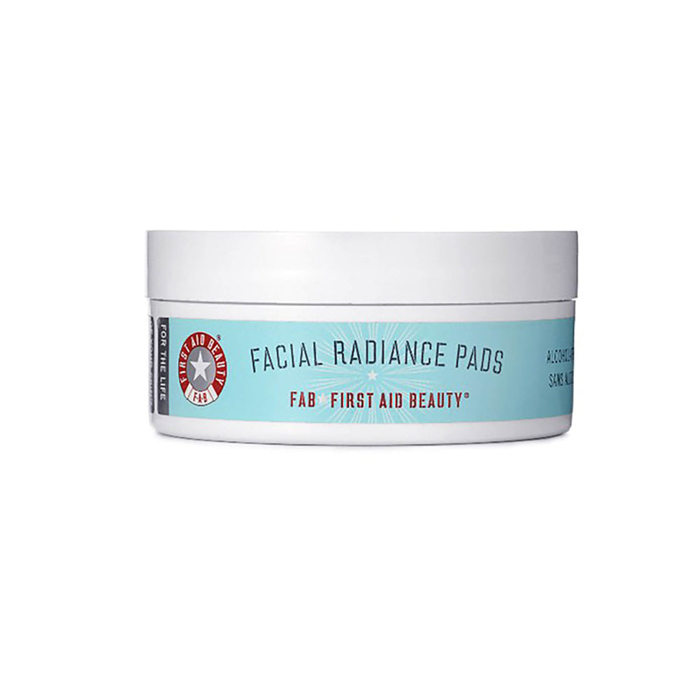 First Aid Beauty Facial Radiance Pads with Glycolic + Lactic Acids Travel Size