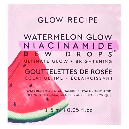 Shop Glow Recipe Watermelon Glow Niacinamide Dew Drops 1.5ml Online in Pakistan - ColorshowPk