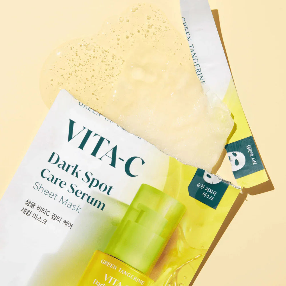 Goodal Green Tangerine Vita C Dark Spot Care Serum Mask