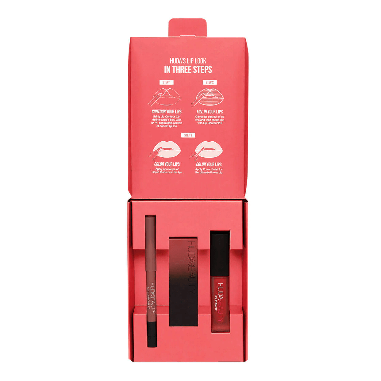 Huda Beauty Lip Trio Contour 2.0