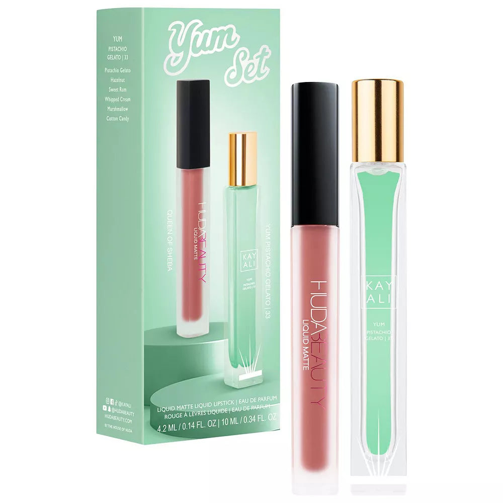 Huda Beauty Kayali Yum Pastachio Gelato Power Duo