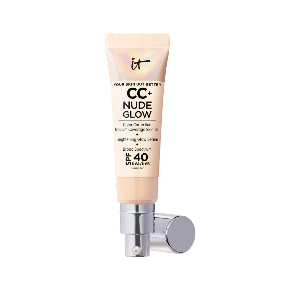 IT Cosmetics CC+ Nude Glow Lightweight Foundation + Glow Serum with SPF 40