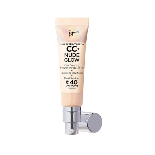 IT Cosmetics CC+ Nude Glow Lightweight Foundation + Glow Serum with SPF 40