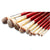 Juvias 9-Piece Pro Red Face & Eye Makeup Brush Set