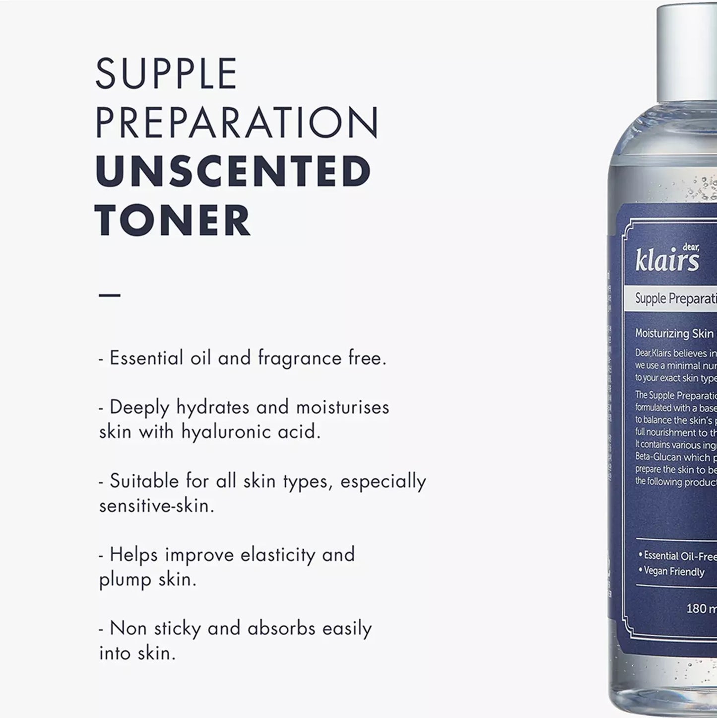 Dear Klairs Supple Preparation Unscented Toner