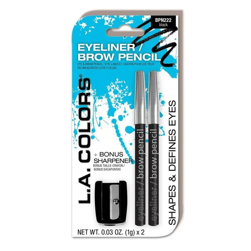 L.A. Colors Eyeliner and Brow Pencil with Sharpener