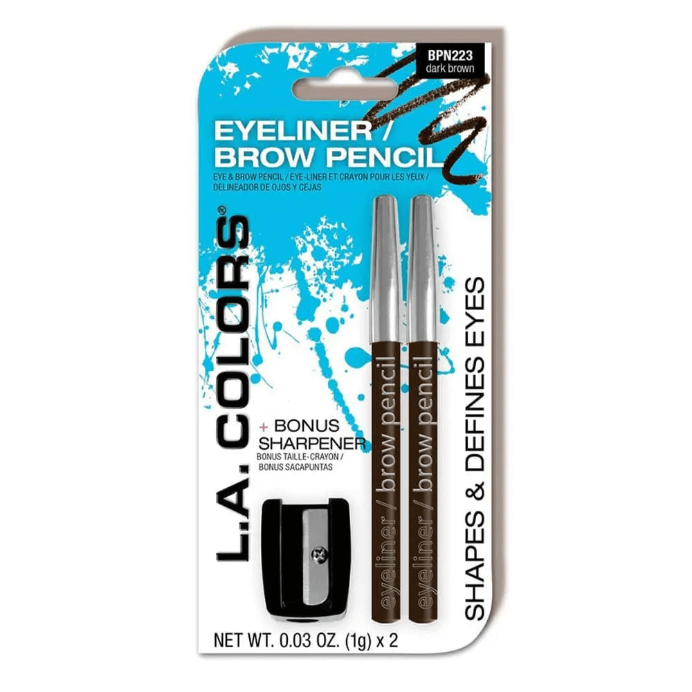 L.A. Colors Eyeliner and Brow Pencil with Sharpener