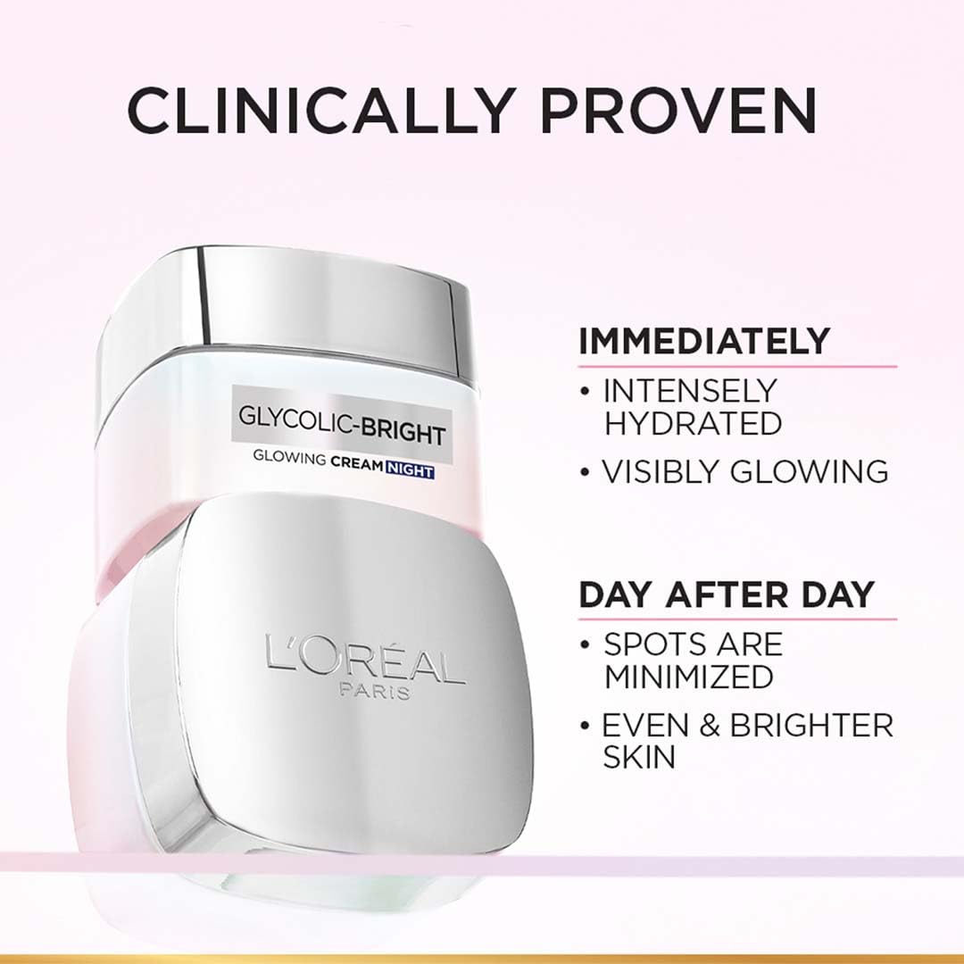 L'Oreal Paris Glycolic Bright Glowing Night Cream