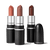 Mac Cosmetics Lustrelite Mini Lipstick Trio Neutral ($45 VALUE)