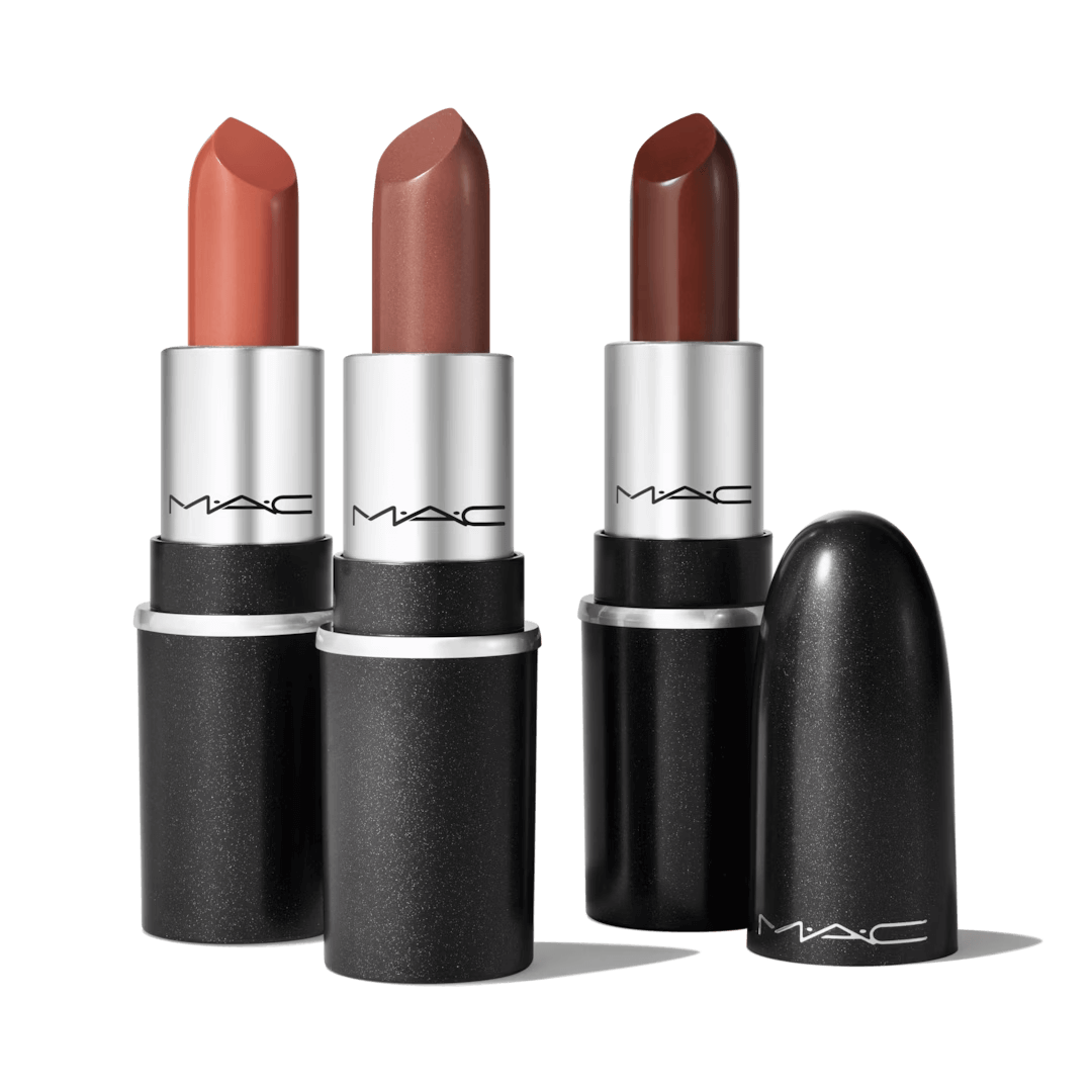 Mac Cosmetics Lustrelite Mini Lipstick Trio Neutral ($45 VALUE)