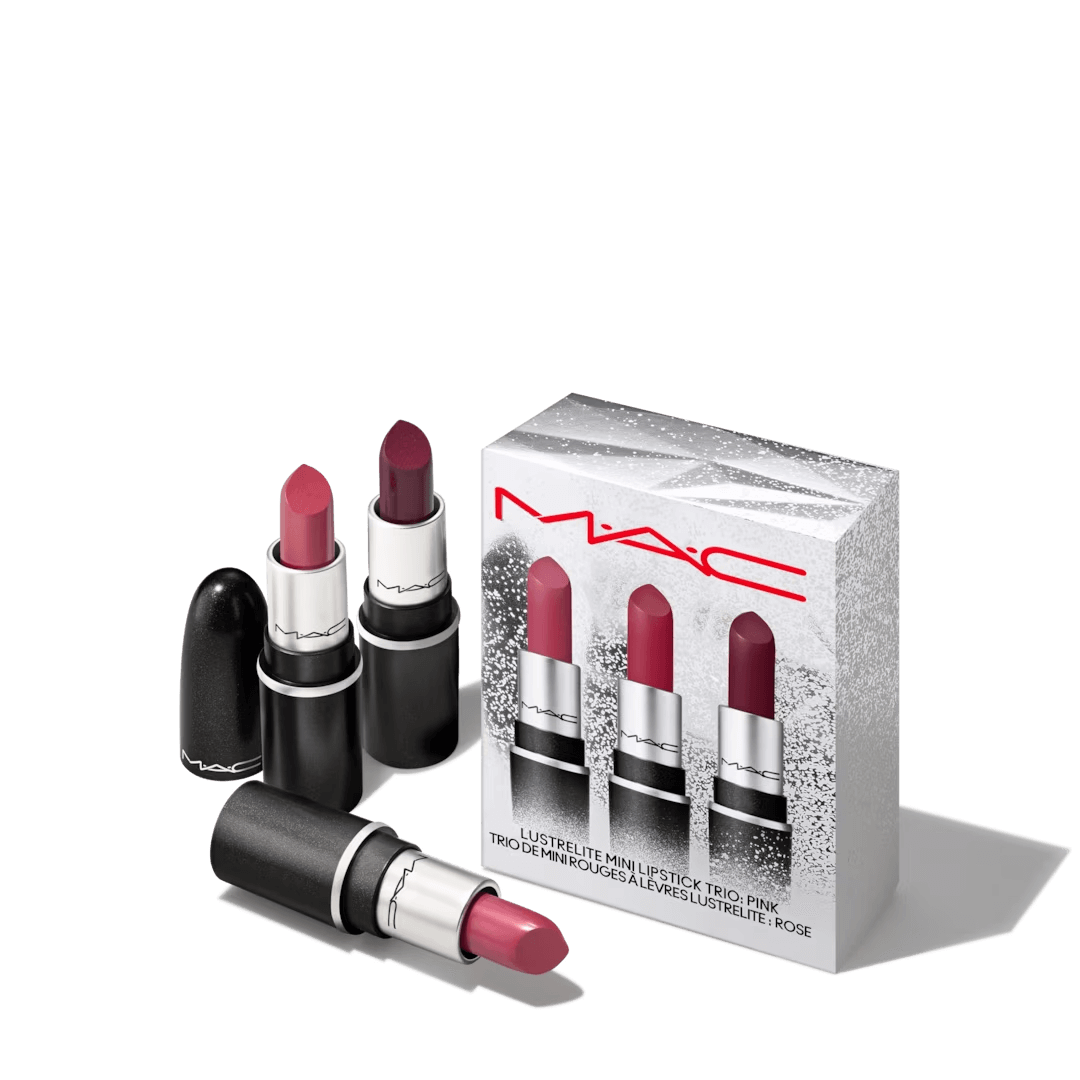 Mac Cosmetics Lustrelite Mini Lipstick Trio Pink