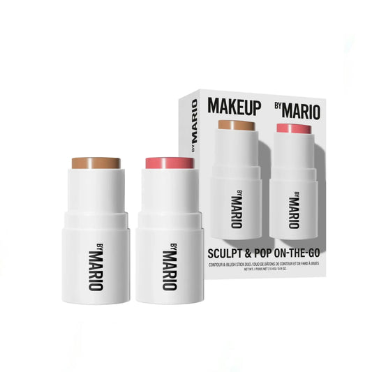 Makeup By Mario Sculpt & Pop On the Go Contour & Blush Stick Duo
