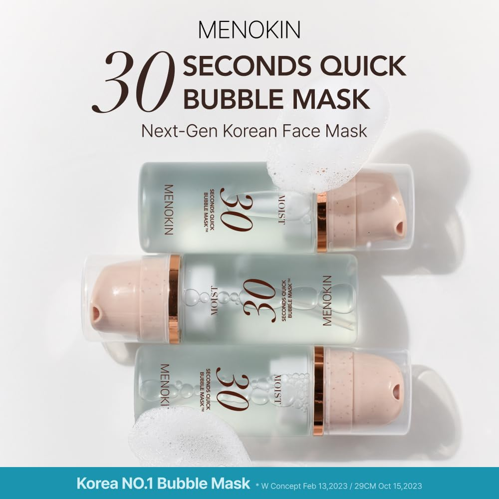 Menokin 30 Seconds Quick Bubble Mask Moist