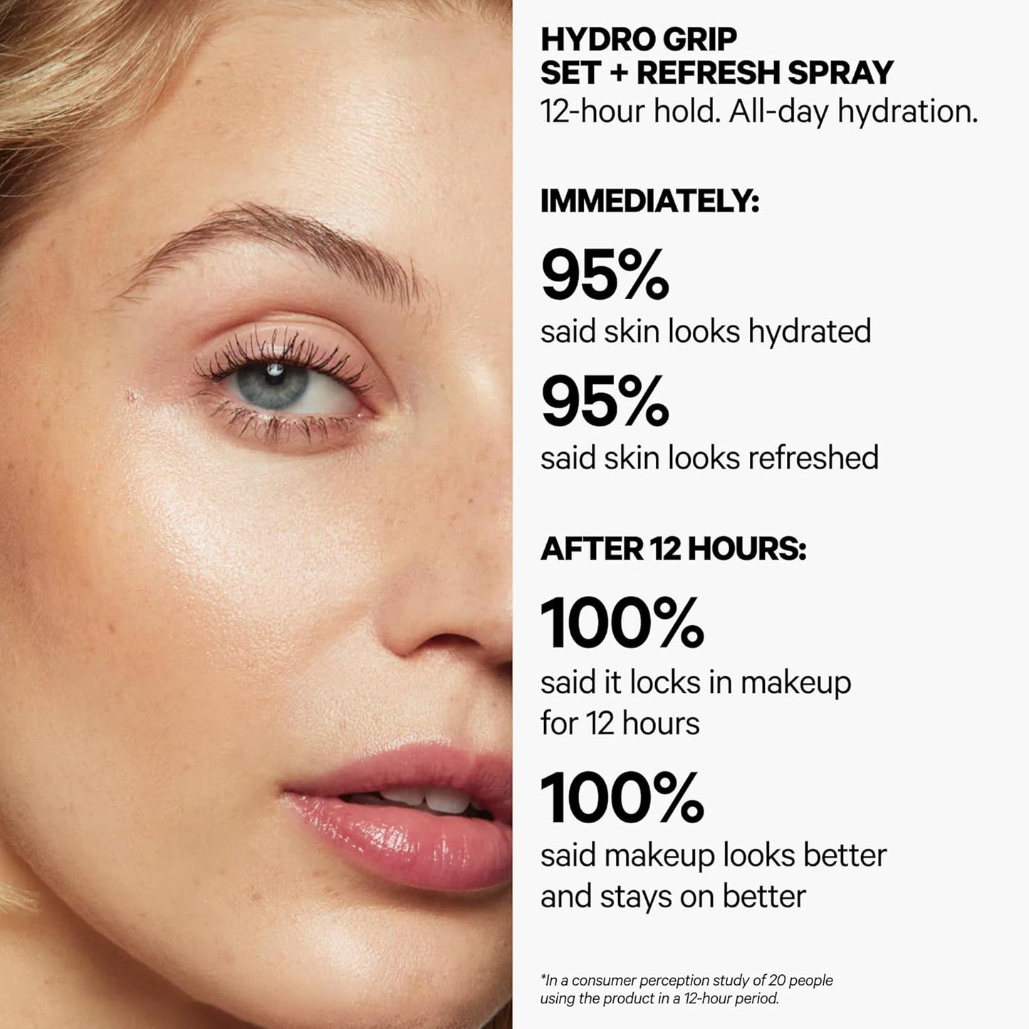 Milk Makeup Hydro Grip Dewy Long-Lasting Setting Spray