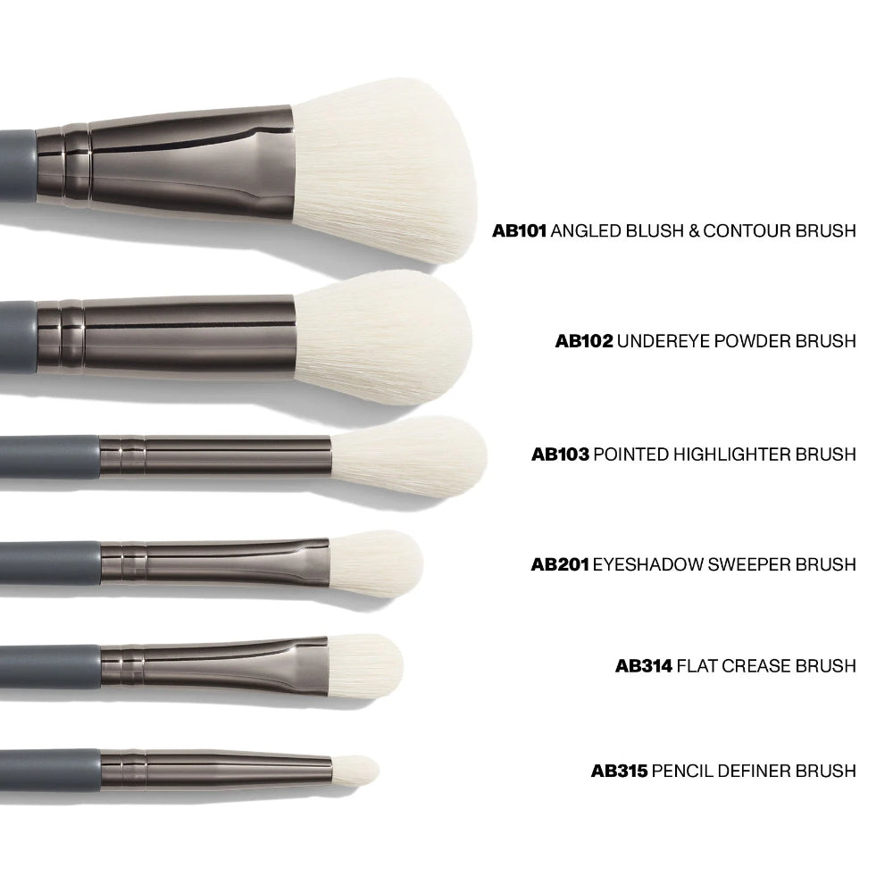 Morphe X Abby Roberts 7-Piece Essential Brush & Tubby Set