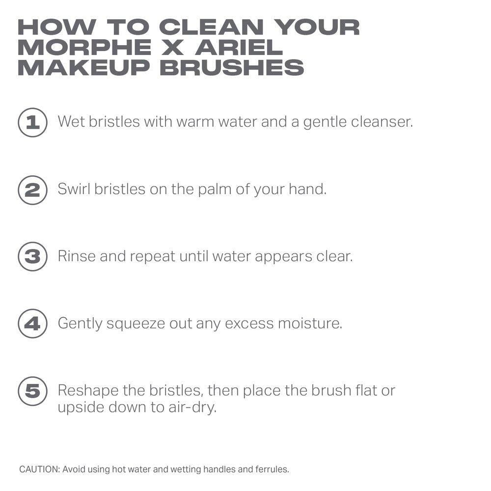 Morphe X Ariel Signature Face 5-Piece Face Brush Set