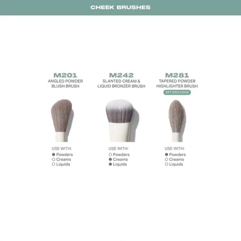 Morphe Ready, Set, Pro 16-Piece Face & Eye Brush Set