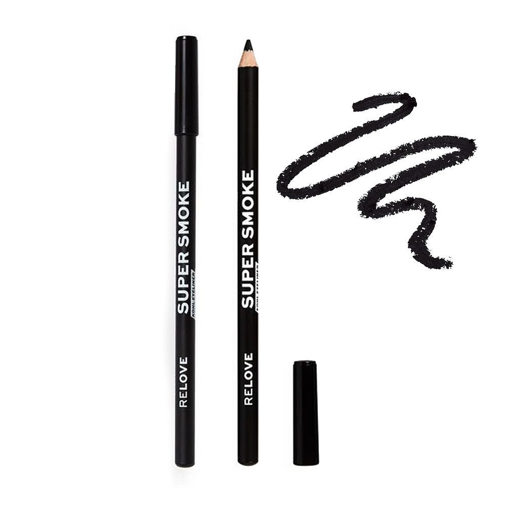 Makeup Revolution Relove Super Smoke Kohl Eyeliner Black