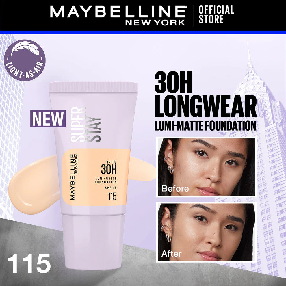 Maybelline Superstay Lumi Matte Liquid Foundation 18ML