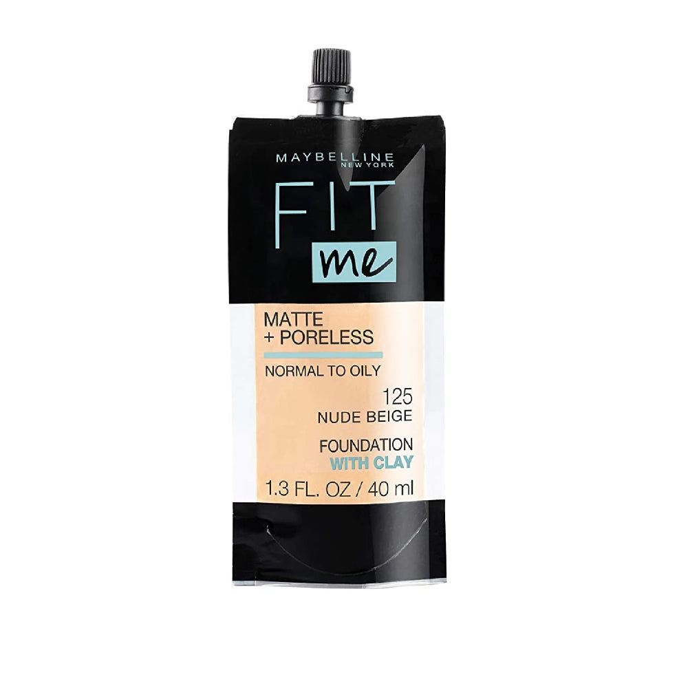 Maybelline Fit Me Matte + Poreless Liquid Foundation, sachet