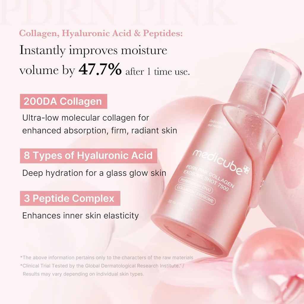 Medicube PDRN Pink Exosome Shot Serum 7500