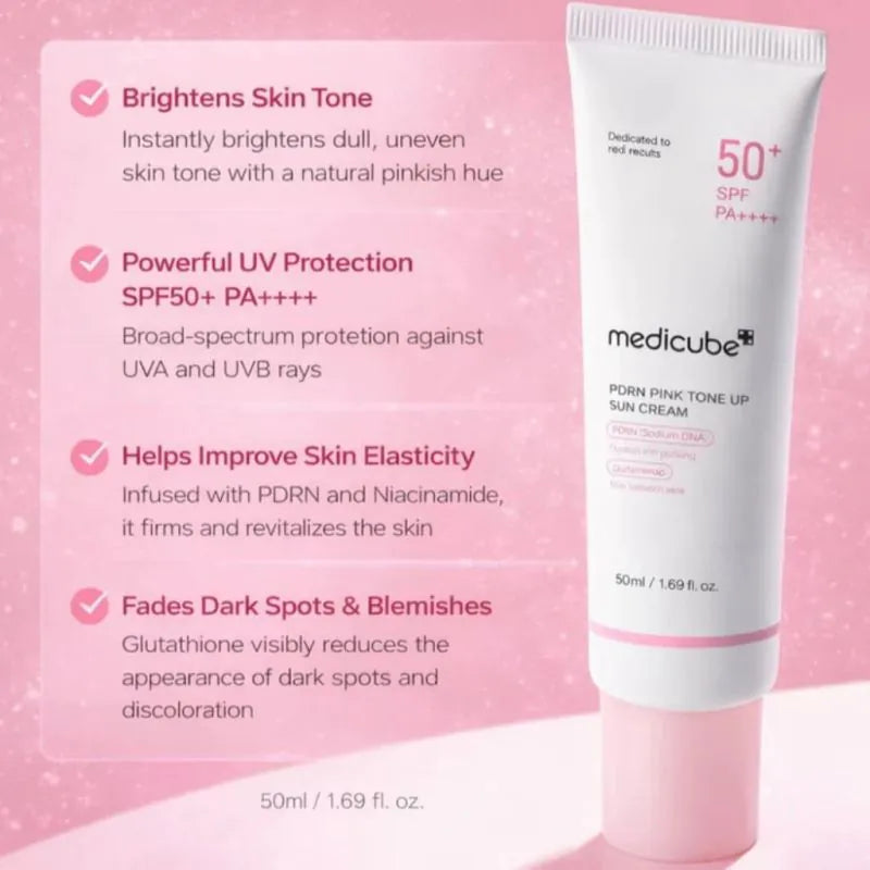 Medicube [Renew] PDRN Pink Tone Up Sun Cream