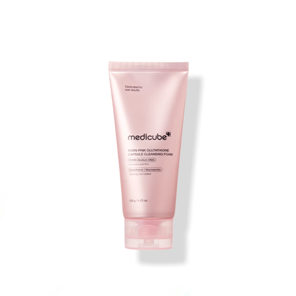 Medicube PDRN Pink Glutathione Capsule Cleansing Foam