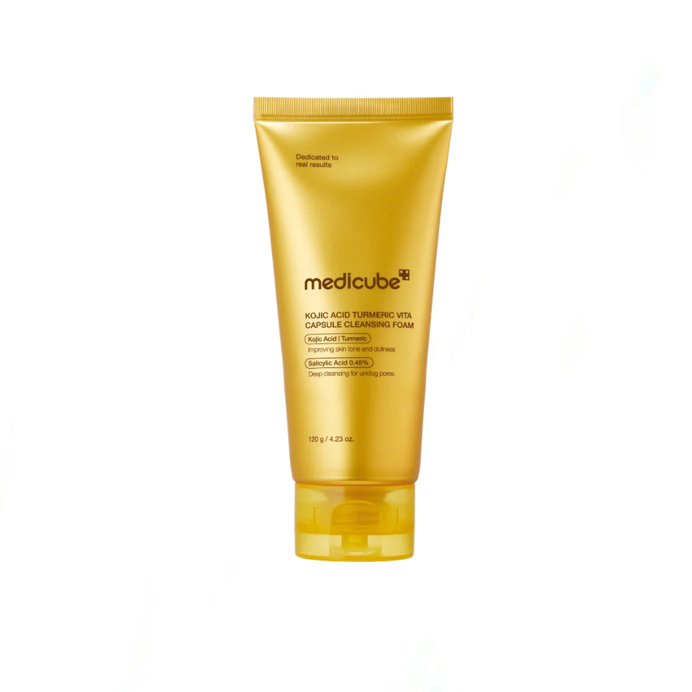 Medicube Kojic Acid Turmeric Vita Capsule Cleansing Foam