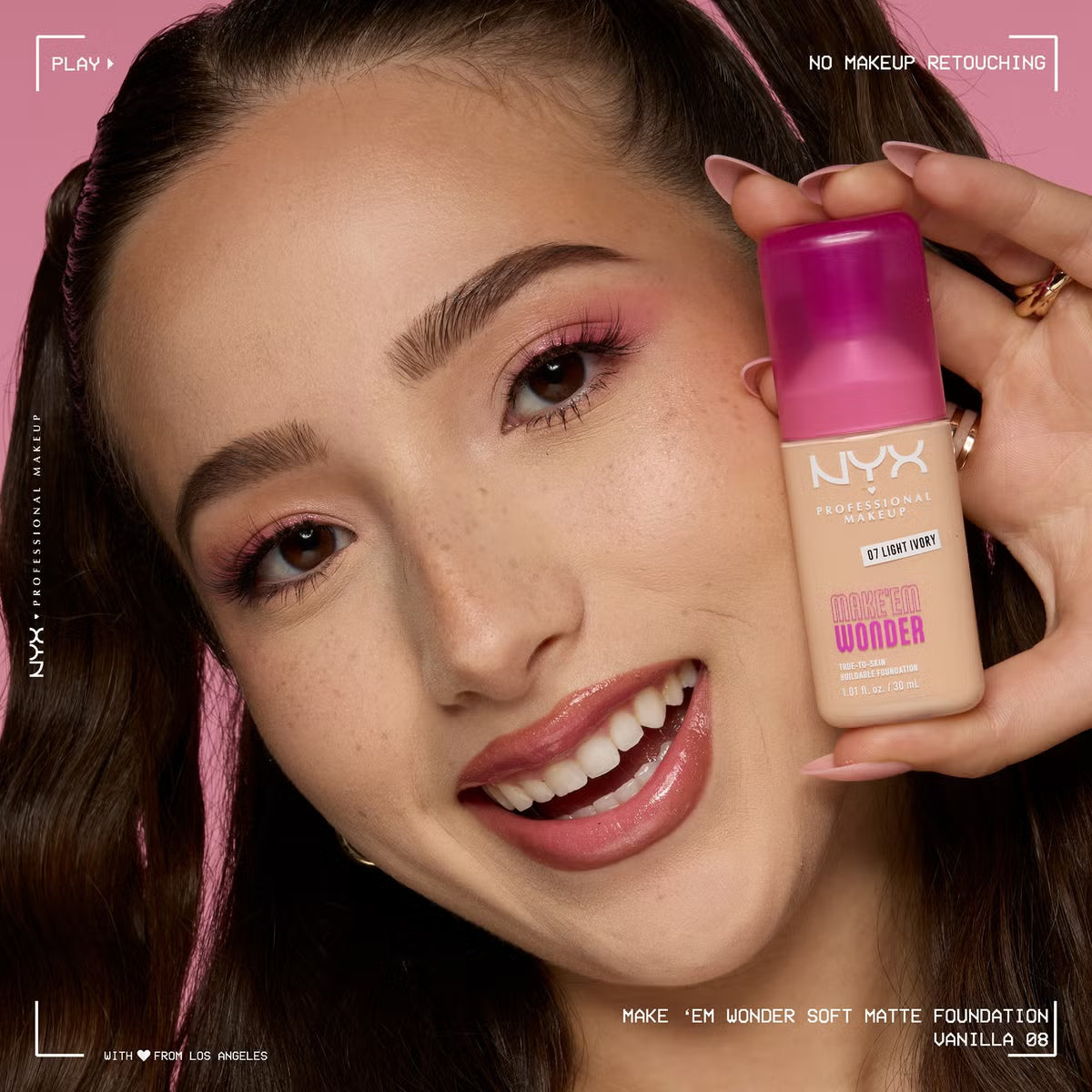NYX Make ’Em Wonder 24H Soft Matte Foundation