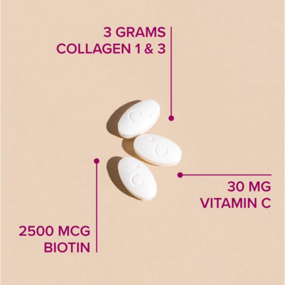 NEOCELL Super Collagen + Vitamin C & Biotin, 180 Tablets