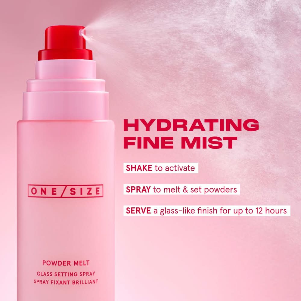 One Size by Patrick Starrr Powder Melt Glass Setting Spray