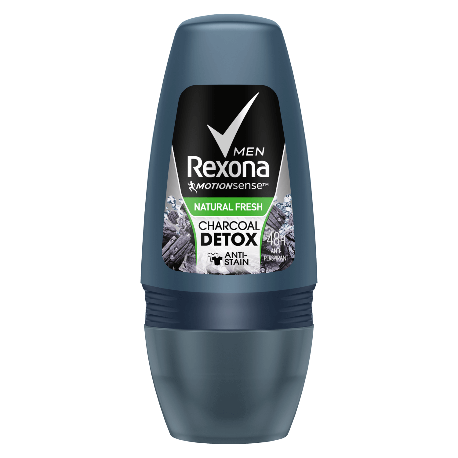 Shop Rexona Deodorant Roll On Men Charcoal Detoc in Pakistan -Colorshow.pk