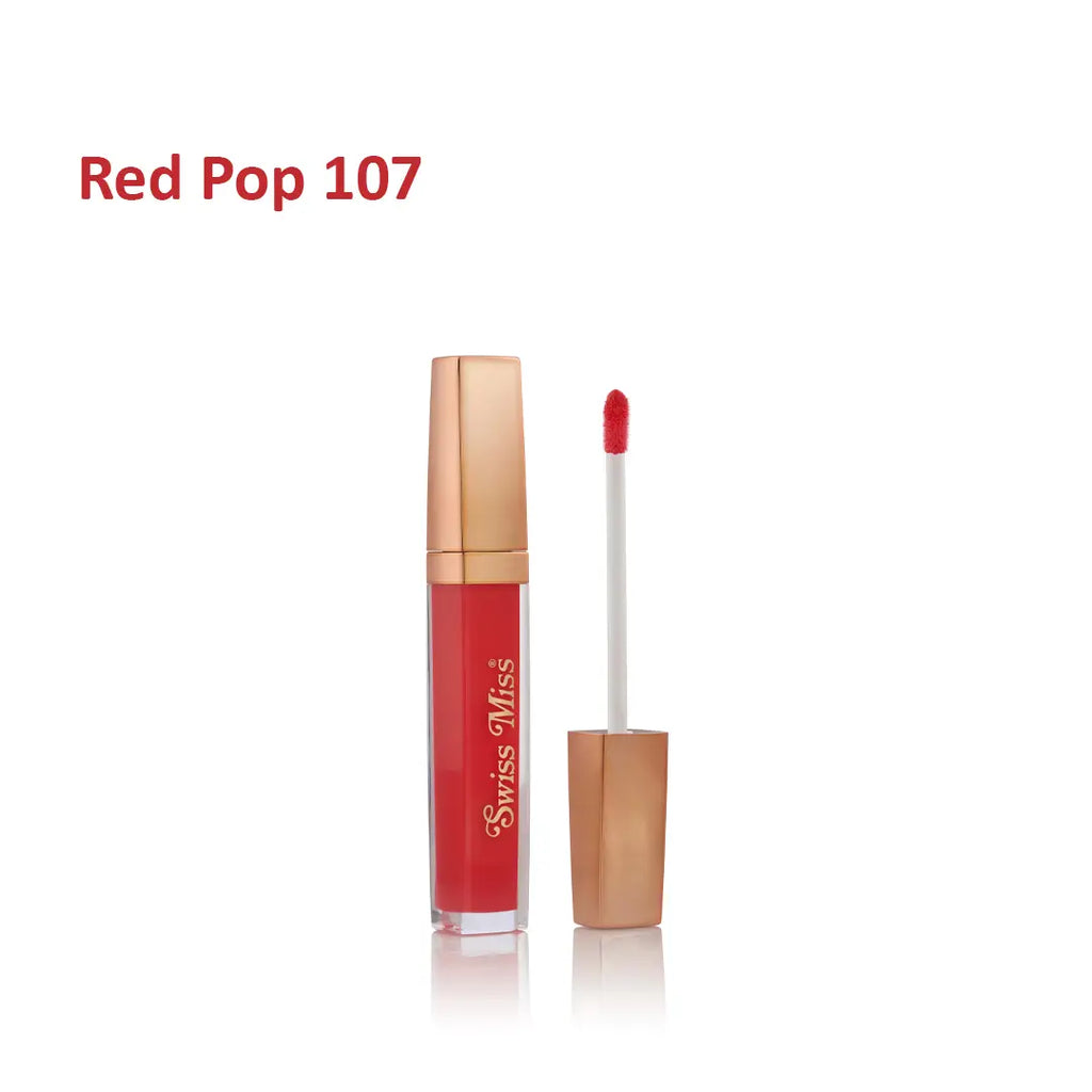 Swiss Miss Lip Gloss 107 Red Pop