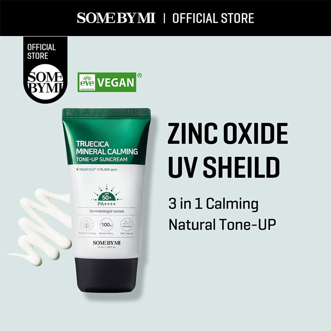 Some By Mi Truecica Mineral Calming Tone-Up Suncream / SPF50+