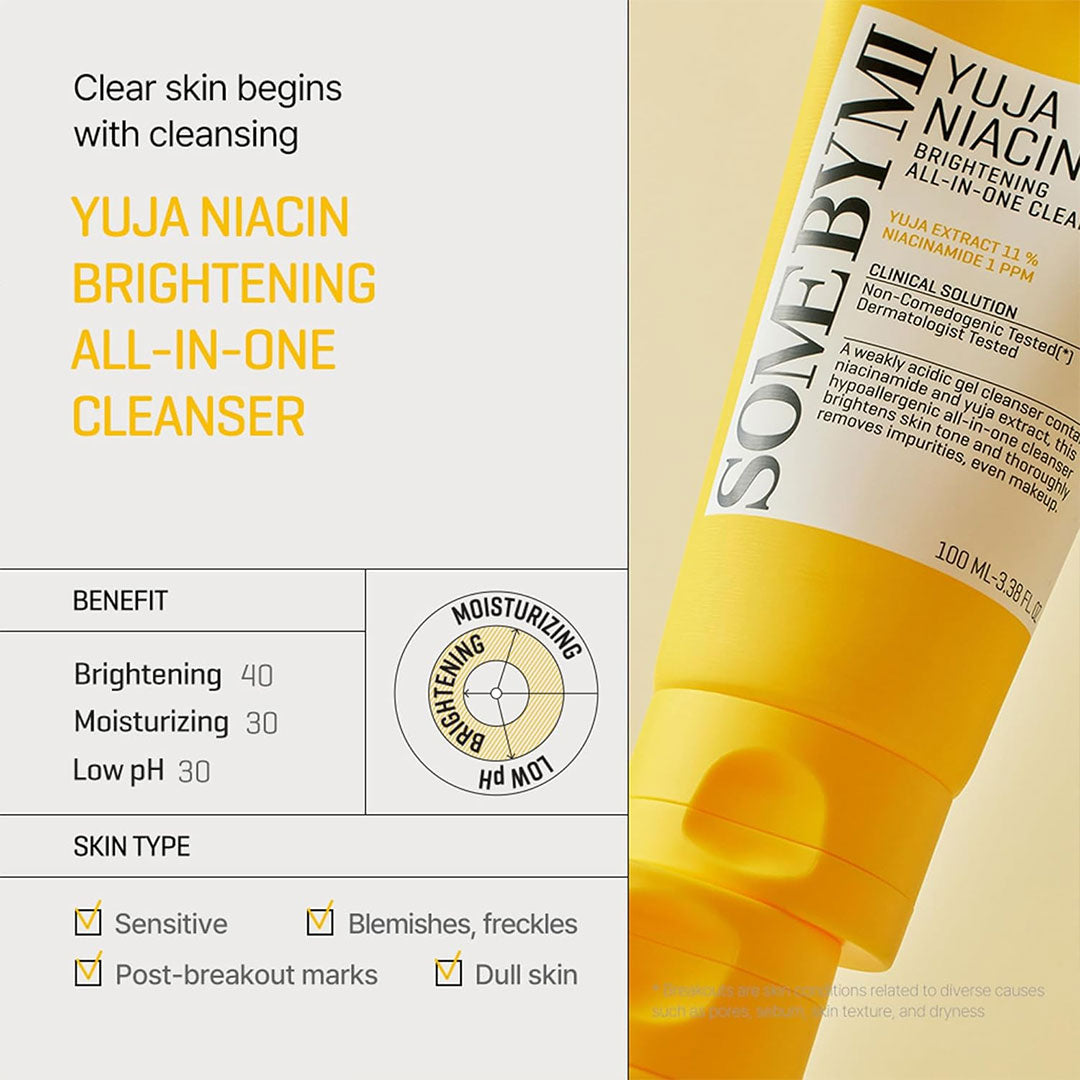 Some By Mi Yuja Niacin Brightening All in One Cleanser