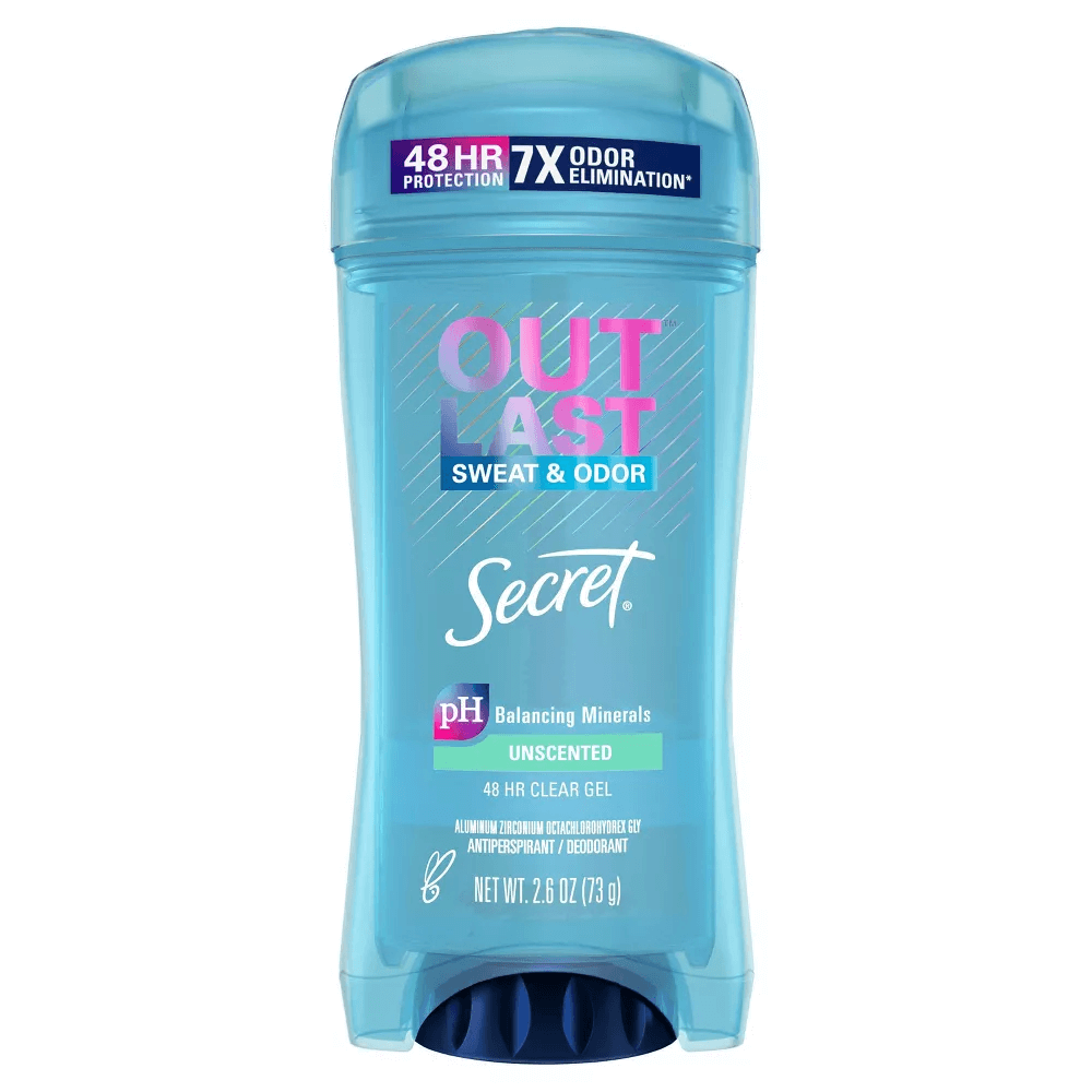 Shop Secret Anti-Perspirant Deodorant Clear Gel Outlast Uncented For Women in Pakistan -Colorshow.pk